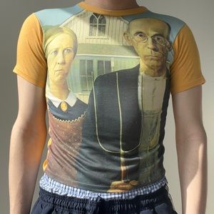 1960s American Gothic PopArt True Vintage 60s Western Tshirt